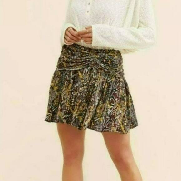 Free People Saturday Sun Mini Skirt -10 - Picture 4 of 7